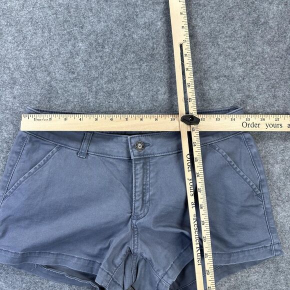 Hollister Shorts Womens 5 W27 Gray Low Rise 3" Chino Casual Summer Walking - Picture 5 of 9